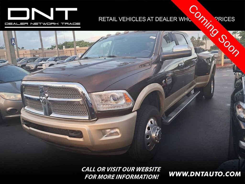 2015 RAM 3500 Laramie Longhorn Mega Cab